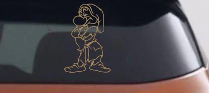 Grumpy Dwarf Car Decal: Truck, Window, Laptop Sticker 6in X 4.0in - Etsy
