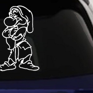 Grumpy Dwarf Vinyl Decal - Car, Truck, Laptop Sticker