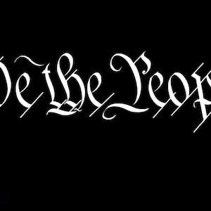 We The People Text Freedom 2nd Amendment Car or Truck Window Decal Sticker Your Choice Of Sizes and Colors