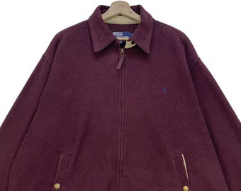 Vintage 90s Polo Ralph Lauren Fleece Polartec Jacket - Etsy