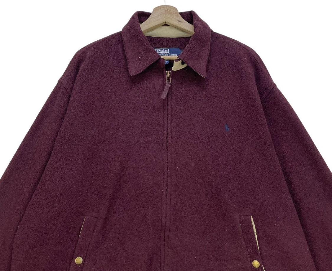 Polo by Ralph Lauren バーガンディ ジャケット L 90s Vintage 90s Polo Ralph Lauren Fleece Polartec Jacket - Etsy