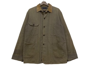 Vintage Faded Neo Blood Workwear Jacket Vintage Chore Coat