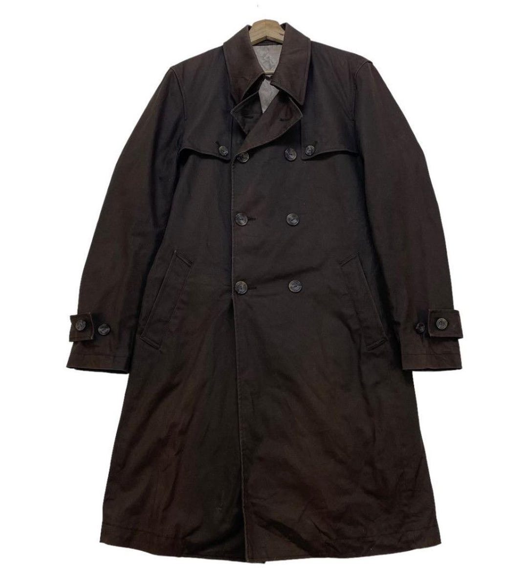 Tornado Mart Japan Belted Trench Coat Distressed Faded Jacket