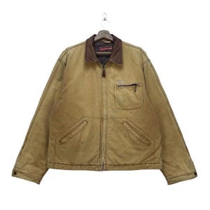 Vintage Chevignon Detroit Chore Duck Canvas Workwear Jacket
