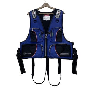 Vintage Gett  Exciting Fishing For Sports Multi Pocket Vest