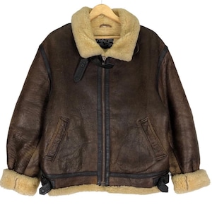 Vintage Military Clothing B 3 Shearling Us Army Sheepskin Aviator Nation Jacket