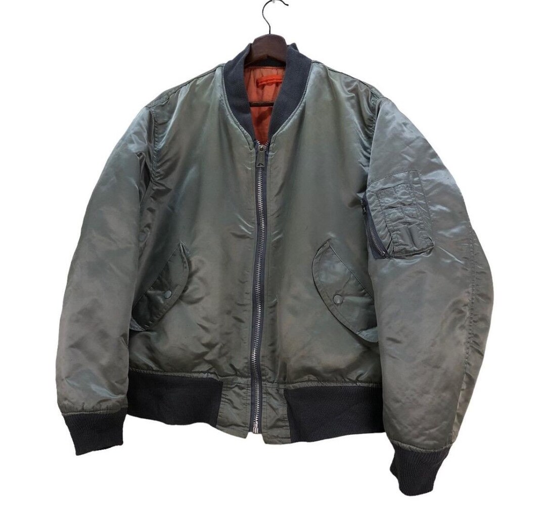 Vintage Made in Usa Corinth MFG Ma 1 Bomber Jacket - Etsy