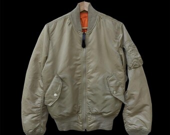 Vintage Alpha Industries Bomber Ma-1 Flying Jacket 1980s - Etsy