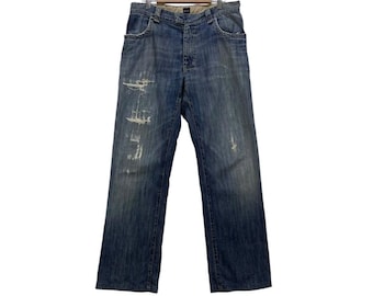 Vaqueros desgastados vintage de Hugo Boss