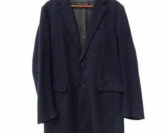 Vintage Runway AD 2002 Comme Des Garcons Homme Plus Long Coat Jacket