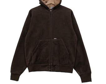 Vintage Distressed Carhartt Zipper Kapuzenjacke 735 Von 98