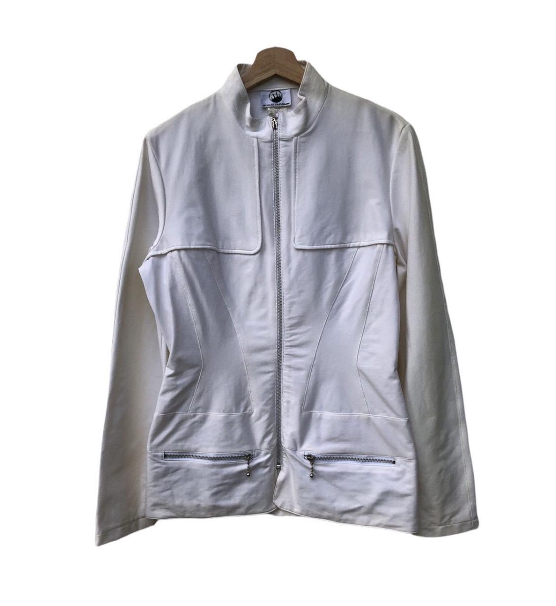 Vintage 90s Thierry Mugler Trademarks Casual Jacket Made in France