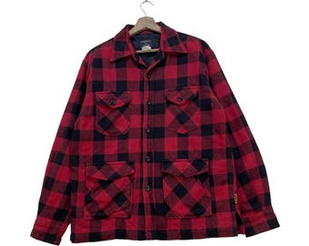 Vintage Woolrich Red Tartan Jacket