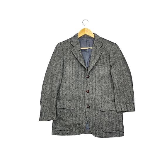 J.Press, Vintage J press Herringnone Wool Jacket