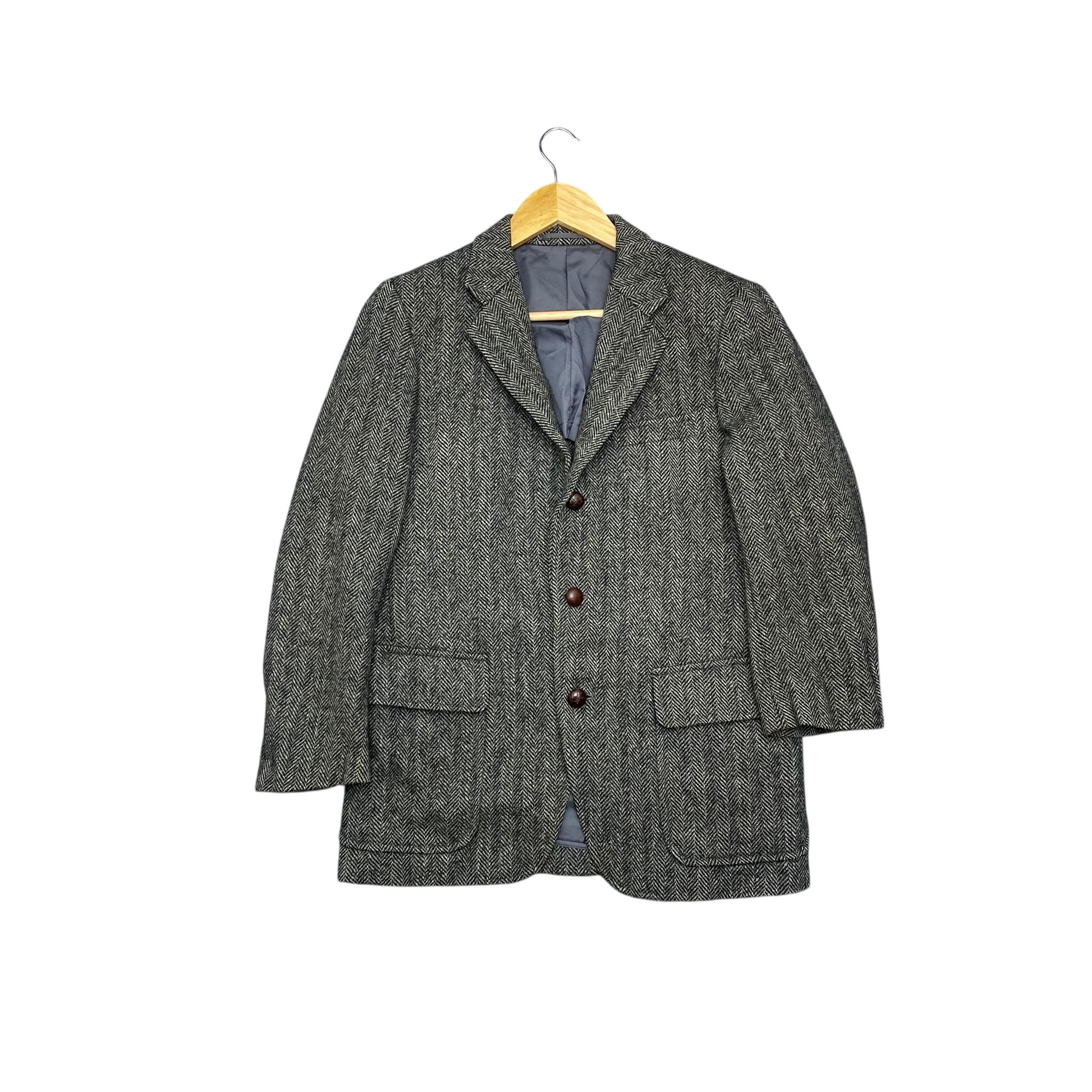 J.Press, Vintage J press Herringnone Wool Jacket