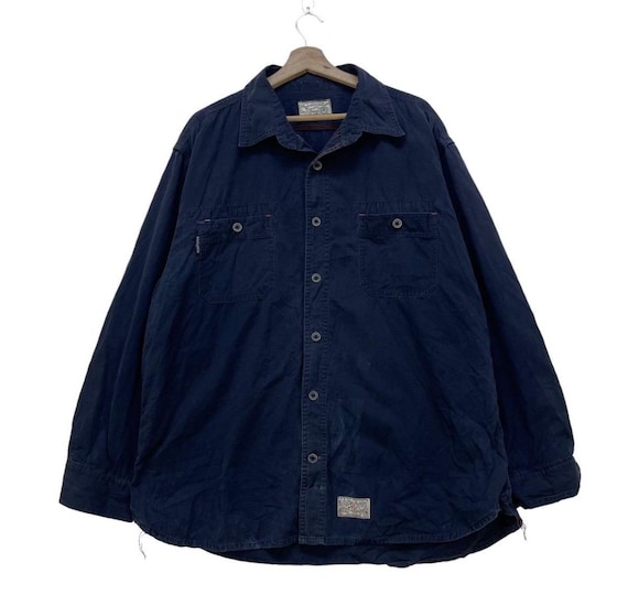Manhattan Transfer Double Elbow Long Sleeve Button Up