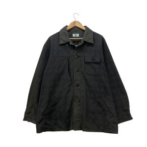 Vintage japanskt märke Seams arbetskläder skjorta rutig jacka