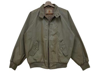 Vintage Baracuta G9 Bomber Checked Lined Opti Zipper up Jacket - Etsy