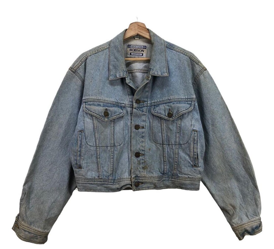 Vintage Bobson Distressed Denim Jacket Type 3 - Etsy