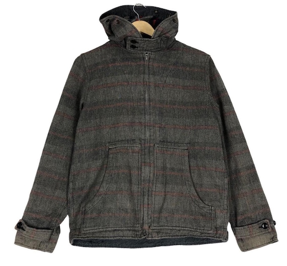 Schott, Vintage Schott Bros Perfecto Stripes Hoodie Jacket