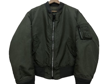 Vintage Alpha Industries Bomber Flight Jacket Ma1 USAF Big