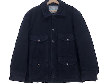 Medium 50s Wool Cruiser Jacket/ Plaid Wool Ranger Skyline Four