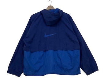 Vintage Nike 90s Anorak Center Swoosh Hoody Jacket