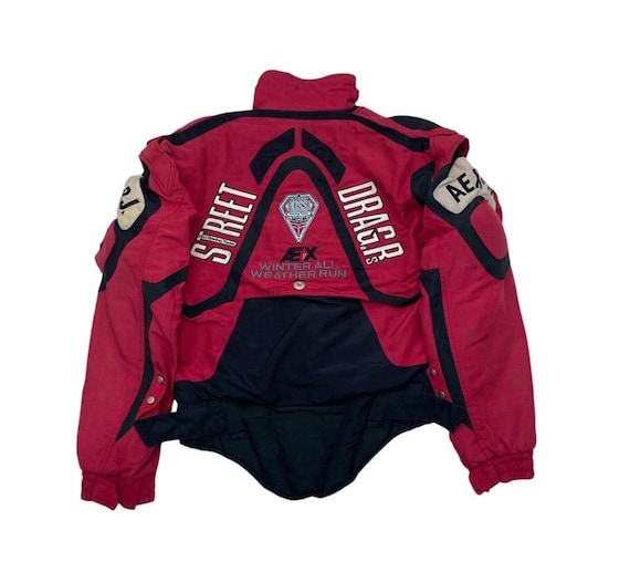 Vintage 90s Kiss Racing Team Street Drag Padded Jacket - Etsy