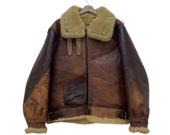 Pick Rare Vintage B-3 Tipicosi Shearling Us Air Force