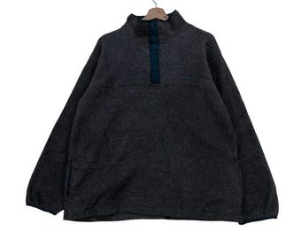 Chaqueta polar vintage con botones a presión L L Bean