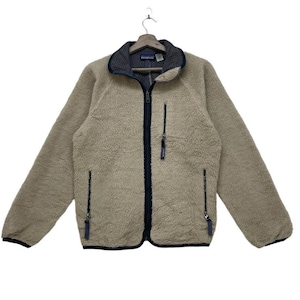 Veste vintage Patagonia Made In Usa à poils longs, taille Small
