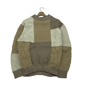 Vintage Takeo Kikuchi Japanese Brand Color Block Knit  Pullover Jacket