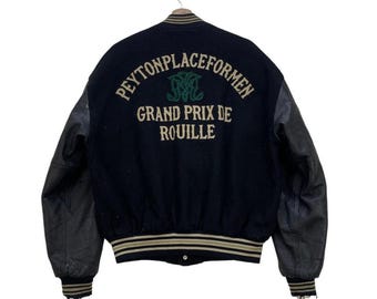 Vintage Peyton Place for Men Varsity Jacket - Etsy
