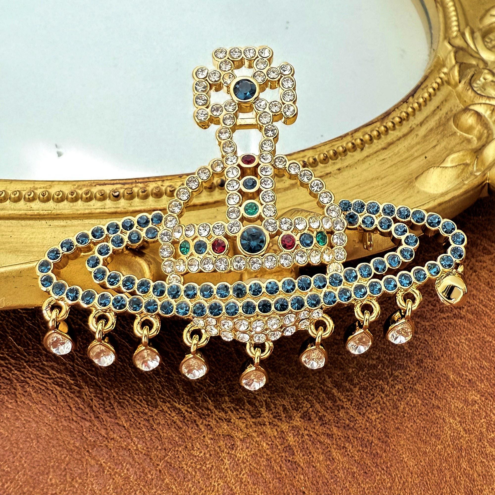 Vivienne Westwood Orb Brooch - Etsy