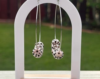 Puka Shell Hoop Earrings • Gold Filled, Hebrew Shells