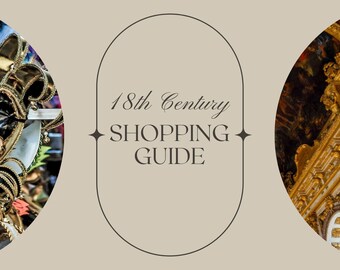 18th Century Costume Shopping Guide: Versailles, Carnevale, Grand Bal (Digital Download)