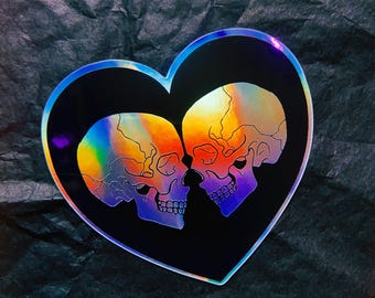 L'Amoureux [Sticker - iriserende waterdichte vinylsticker]