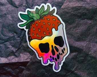 Snoepje [Sticker - iriserende waterdichte vinylsticker]