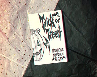 Trick Or Treat [Mini Zine - interactief boekje]