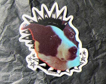 Punk Rock Grrl [Sticker - Matte Waterproof Vinyl Decal]
