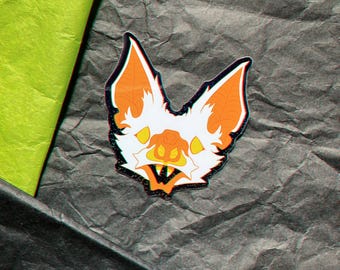 Vleermuissnoep [sticker - waterdichte vinylsticker]