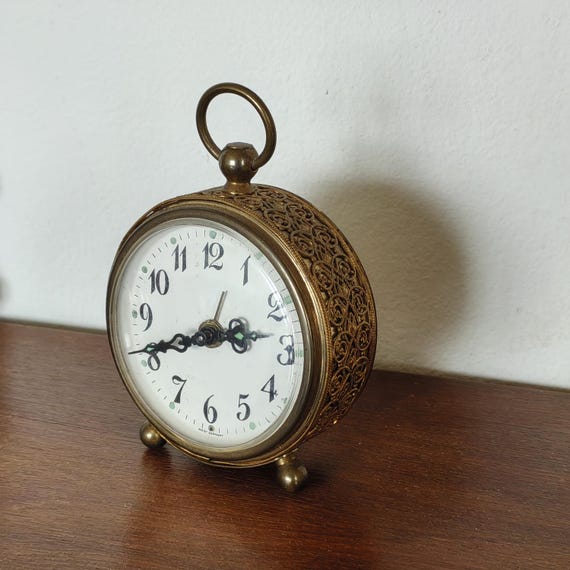 Orologio Meccanico Sveglia Con Carica Manuale Vintage Kienzle