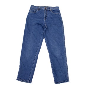 Vintage Bill Blass Classic 80s High Rise Side Zip Denim Size 10P fits like Modern Size 31