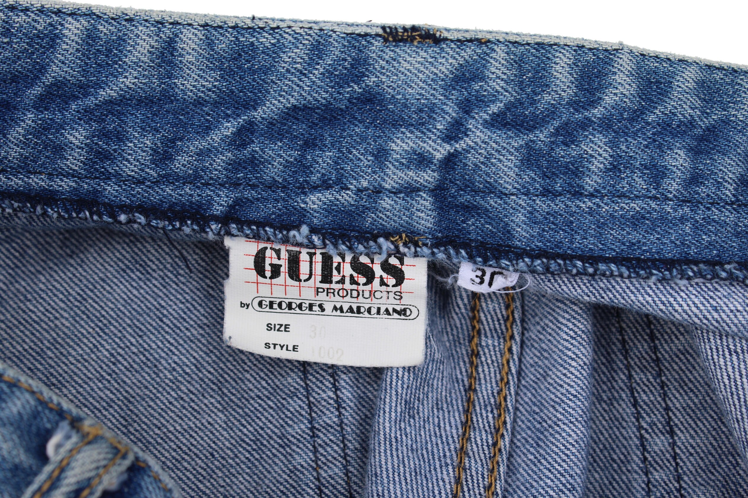 Vintage Guess Jeans Georges Marciano High Rise Side Zip Denim - Etsy