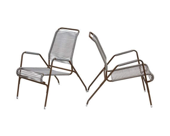 Outdoor Stacking Chairs In The Style Of Walter Lamb Or Kipp Etsy