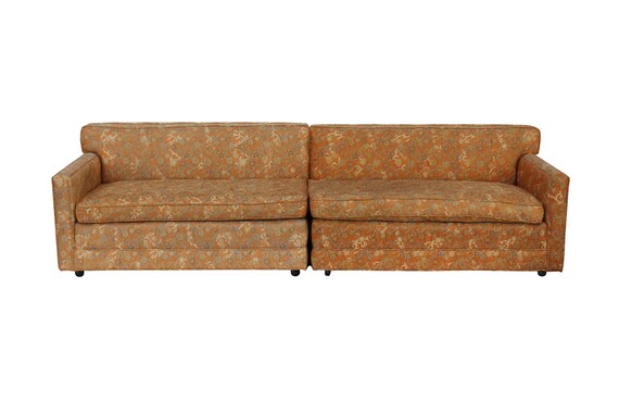 Midcentury Modern 2 Piece Sectional Sofa By Ralph Morse Style Etsy