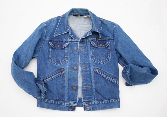 Perfect Vintage Wrangler W Denim Jacket 