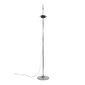 Modernist Chrome Tulip Floor Lamp Silver