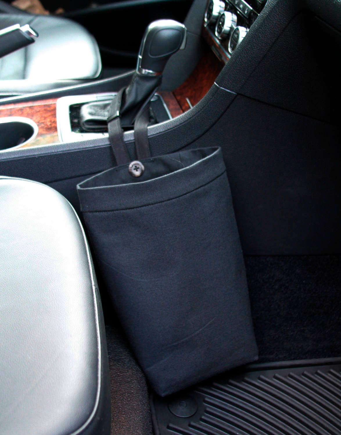 Car Litter Bag BLACK Men Car Trash Bag 