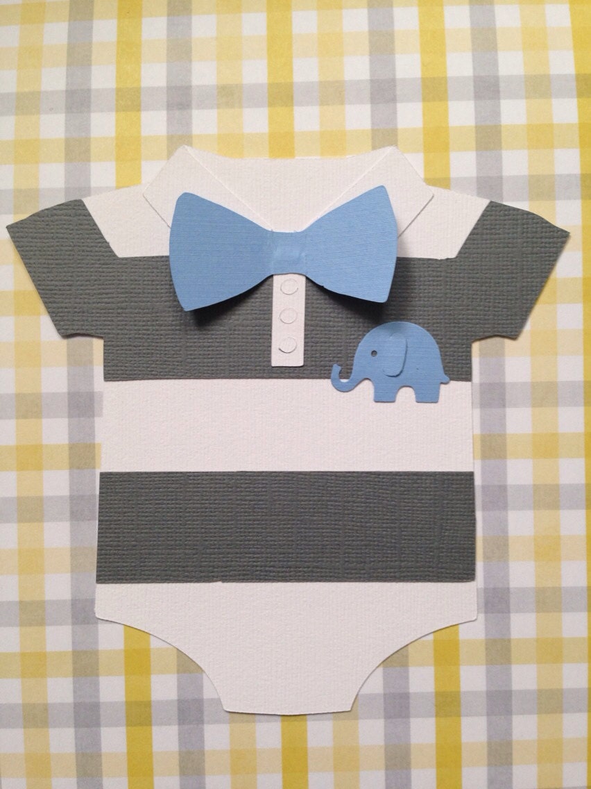 Baby Shower Boys Onesie Polo Invitation 25 Baby Blue Bow And Etsy